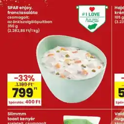 Interspar SPAR enjoy franciasaláta ajánlat