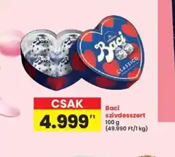 Interspar Baci szívdesszert ajánlat