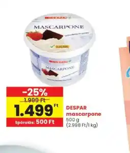 Interspar DESPAR mascarpone ajánlat