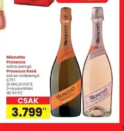 Interspar Mionetto Prosecco ajánlat