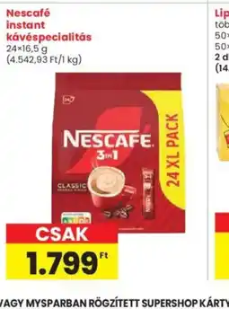 Interspar NESCAFÉ instant kávéspecialitás ajánlat