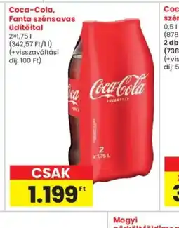 Interspar Coca-Cola, Fanta üdítőital ajánlat