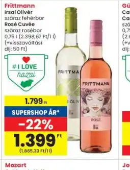 Interspar Frittmann Irsai Olivér/Rosé ajánlat