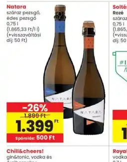 Interspar Natara pezsgő ajánlat