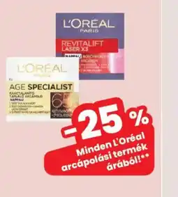Interspar L'ORÉAL arcápolási termék ajánlat