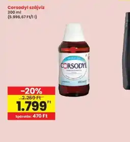 Interspar Corsodyl szájvíz ajánlat