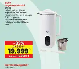 Interspar SILVA vegántej-készítő ajánlat