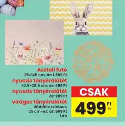 Interspar Nyuszis tányéralátét ajánlat