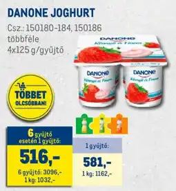 Metro Danone joghurt ajánlat