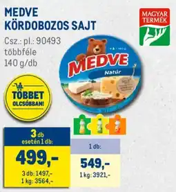 Metro Medve Kördobozos sajt ajánlat