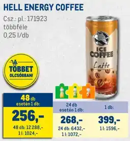 Metro Hell Energy coffee ajánlat