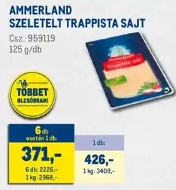 Metro Ammerland Szeletelt trappista sajt ajánlat