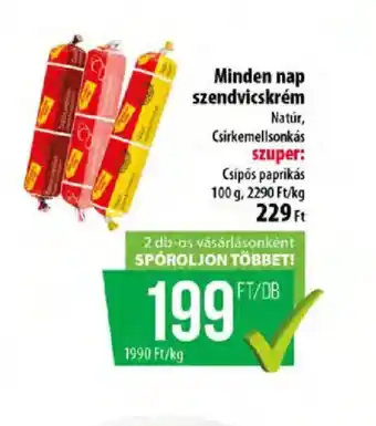 Minden nap szendvicskrém