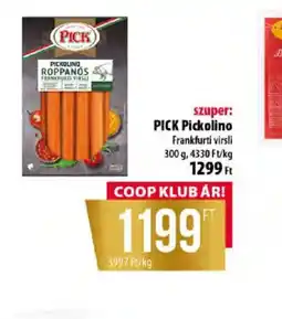 Coop PICK Pickolino Frankfurti virsli ajánlat