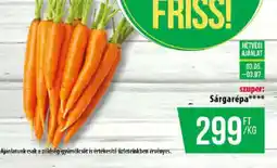 Coop Sárgarépa ajánlat