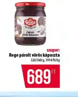 Coop Rege párolt vörös káposzta ajánlat