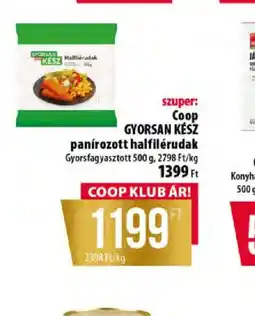 Coop Coop GYORSAN KÉSZ halfilérudak ajánlat