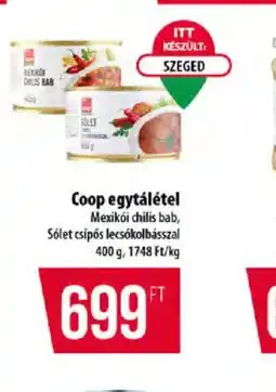 Coop Coop egytálétel ajánlat