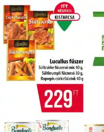 Coop Lucullus fűszer ajánlat
