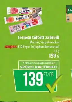 Coop Cornexi töltött zabrudi ajánlat