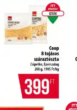 Coop Coop 8 tojásos száraztészta ajánlat