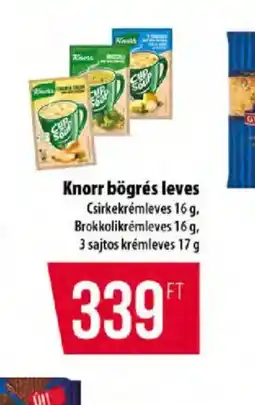 Coop Knorr bögrés leves ajánlat