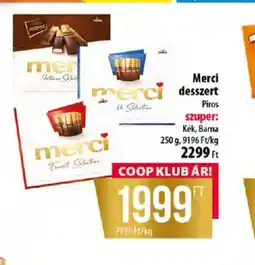 Coop Merci desszert ajánlat