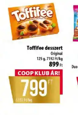 Coop Toffifee desszert ajánlat
