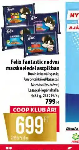 Coop Felix Fantastic macskaeledel ajánlat