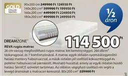JYSK DREAMZONE REVA rugós matrac ajánlat