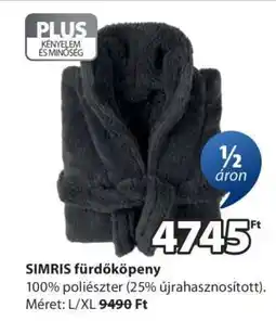 JYSK SIMRIS fürdőköpeny ajánlat