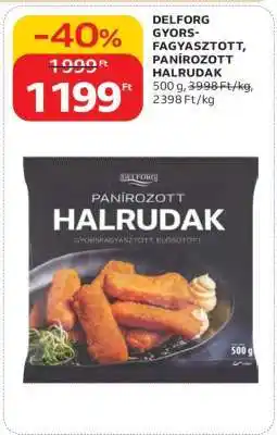 DELFORG GYORSFAGYASZTOTT, PANÍROZOTT HALRUDAK