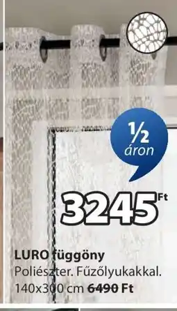 JYSK LURO függöny ajánlat