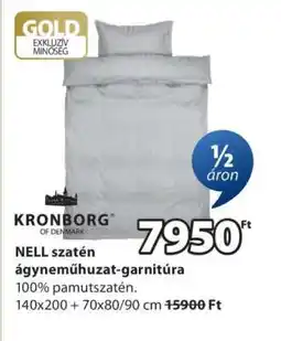 JYSK NELL szatén ágyneműhuzat-garnitúra ajánlat