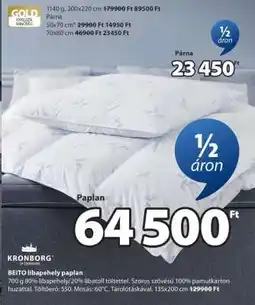 JYSK BEITO libapehely paplan ajánlat