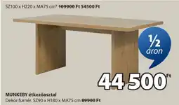 JYSK MUNKEBY étkezőasztal ajánlat