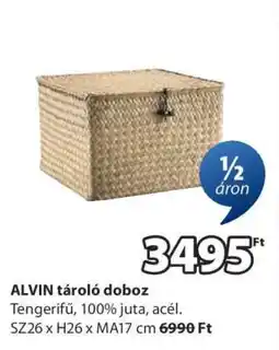 JYSK ALVIN tároló doboz ajánlat