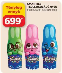 Auchan SMARTIES TEJCSOKOLÁDÉ NYÚL ajánlat