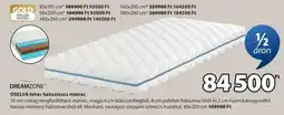 JYSK DREAMZONE OSELVA fehér habszivacs matrac ajánlat