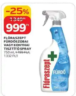 Auchan FLÓRASZEPT FÜRDŐSZOBAI VAGY KONYHAI TISZTÍTÓ SPRAY ajánlat