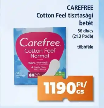CAREFREE Cotton Feel tisztasági betét