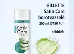 Goods Market GILLETTE Satin Care borotvazselé ajánlat