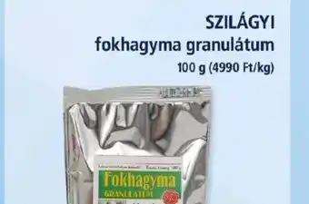 SZILÁGYI fokhagyma granulátum