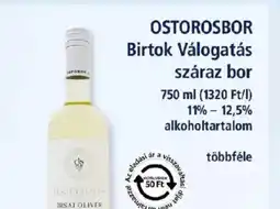 Goods Market OSTOROSBOR Birtok Válogatás száraz bor ajánlat