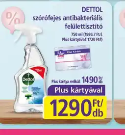 PlusMarket DETTOL szrfejes felülettisztít ajánlat