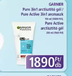 PlusMarket GARNIER Pure Active arctisztít gél ajánlat