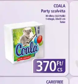 PlusMarket COALA Party szalvéta ajánlat