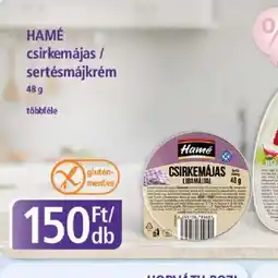 PlusMarket HAMÉ csirkemájas/sertésmájkrém ajánlat