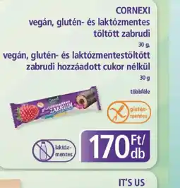 PlusMarket CORNEXI töltött zabrudi ajánlat