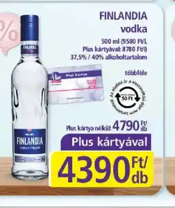 PlusMarket FINLANDIA vodka ajánlat